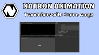 Natron create transitions with frame range node