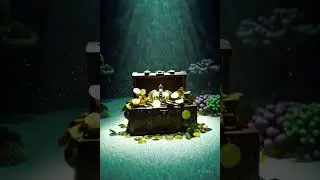 🏆 Underwater Chest Spilling Gold Coins Like Water! | #goldrush #losttreasure #deepfinds