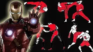 How many fighting styles does Iron Man know in Avengers: Endgame?