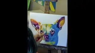 DawgArt - Chihuahua Pet Portrait - Speed Paint