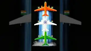 Airplane ✈️ Art 🇮🇳 Tricolour flying airplane art 🎨 Indian Flag craft ideas #shorts #short #art