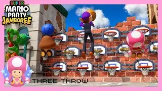 Super Mario Party Jamboree - Three Throw | Toadette Gameplay