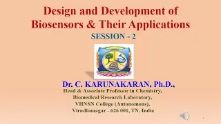 (ENGLISH) SESSION - 2  Electrochemical Biosensors and their Applications