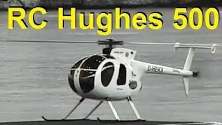RC Turbine Hughes 500 Scale HelicopterIndoor Flight  - Modell Hobby Spiel Leipzig 2016 DMFV