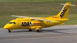 ADAC Luftrettung Dornier DO-328 JET [D-BADC] - landing @ Berlin-Tegel Airport! (1080p)