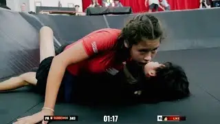 NoGi Jiu Jitsu Tournament😱 Girl V'S Boy wrestling submissions 🔥#jiujitsu #nogi #sports #wwe 