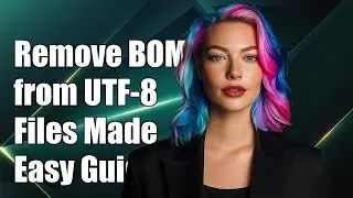 How to Remove BOM from UTF-8 Files: A Step-by-Step Guide