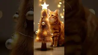 Turning Pet Fur Into a Christmas Tree丨AI video #photoeditor #aigenerator #aitrend #aitools
