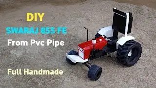 how to make rc swaraj tractor with pvc pipe | pvc pipe se rc swaraj tractor kaise banaye ghar pe | 