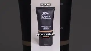 Is Nykaa Skin Shield Foundation Worth It? Full Review & Swatch 👀 #shorts #foundation #nykaa