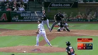 Bour crushes a pinch-hit grand slam to right