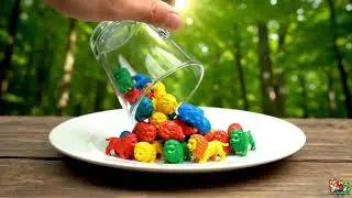 Cute Colorful Tiny Animals in a Glass Jar Compilation | Furry_Feathered_Scales | (EP40) #ai #animals