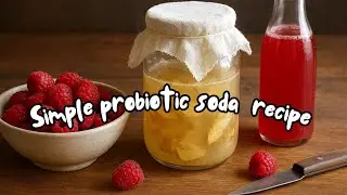 How to make a Natural Healthy Probiotic Soda at Home| No More Store-Bought | Easy Simple Recipe 