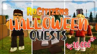 ALL RoCitizens 2022 Halloween Quests! (+10,000 Candy)