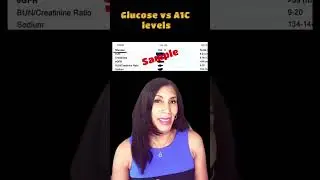 Glucose vs A1C levels #health #healthylifestyle #tips #diabetes #awareness #glucose #A1C