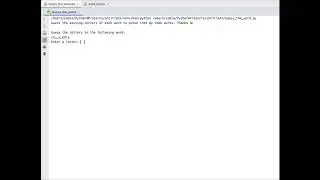 Guess the Words- Python