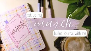 March Book Themed BuJo Set Up