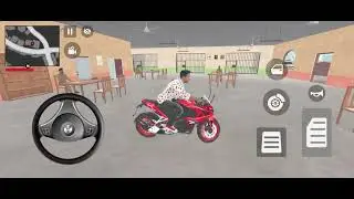🏍️🏍️💨 High-Speed Red laxury Bike Run at Farm House | Indian Theft Auto