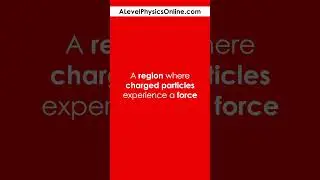 Electric Field Definition - A Level Physics
