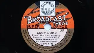 Teddy Brown with the Manhattan Melodymakers - Lady Luck
