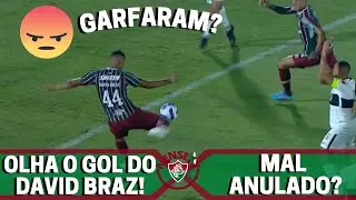 😠 GARFARAM? OLHA O GOL DO DAVID BRAZ ANULADO NO DEFESORES DEL CHACO | OLIMPIA E FLUMINENSE