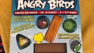 Unboxing angry birds knock on wood!!