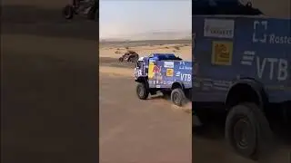 Kamaz truck in Dakar rally. #shorts Dakar rally 2022. Dakar rally 2022 Saudi Arabia.