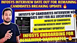#Infosys Onboarding & Interview Date Update | Breaking News 🔥 | Survey Mail | SP Role Test Cleared??