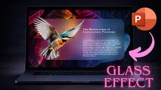 How to Create a Stunning GLASS EFFECT in PowerPoint