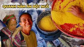 Gia đình này quanh năm ăn bột ngô chan nước lã, hôm nay mới được ăn thịt