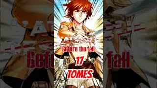 Ma Collection Compl&egrave;te Before The Fall ⚔️ - Les 17 Tomes Classiques d&rsquo;Attaque des Titans 📚 !