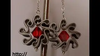 DIY Coffee pod: Comment faire des boucle d'oreilles fleur swarovski