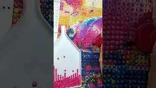 Real Time 🌟 Diamond Painting ASMR 💎 Rainbow Beetle Journey 🌈 Hood Curve - Clip