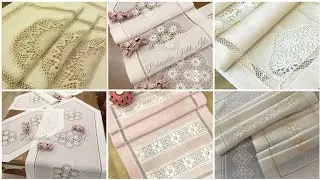 Outstanding And Classy Crochet Lace Work Table Mats Table Cloth Napkin Design Patterns