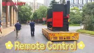 Customized Rail Material Transfer Cart,30T Machinery Plant Battery Transport Car