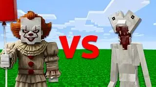 Pennywise vs Dweller in Minecraft!