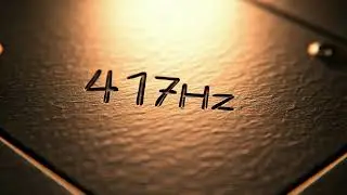 417Hz Pure sine tone   clear negative energy frequency 44 minutes 44 seconds