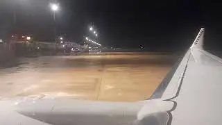Ryanair B737-8200 MAX takeoff from Bodrum-Milas Airport Runway 28R