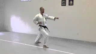 Age Uke, Gyaku Zuki (back) | IKD Testing Syllabus videos | Shotokan Karate 2013