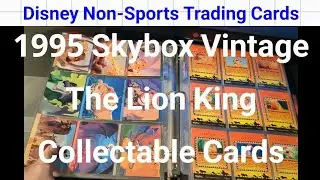 Breaking Open 2 Packs of Lion King Trading Cards Series 2 Skybox 1995 Vintage Collection Walt Disney