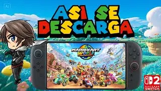 ⭐Aprende a descargar Mario Kart World en Nintendo Switch 2 paso a paso #nintendoswitch2