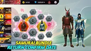 Zombie Samurai Bundle Return Confirm Date | Samurai Bundle Return Kab Aayega | Free Fire New Events