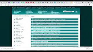 How to search syllabus on SPPU website?