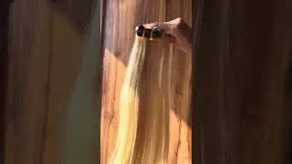 No One Can Tell 👀 Invisible Tape-In Extensions|#shortsfeed #viral #trending #hairinspo #blondehair