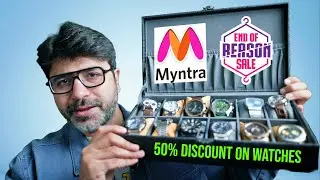 Flat 50% off on Casio, Titan and Timex Watches | Myntra End of Reason Sale 2025 | 30 Watch Deals