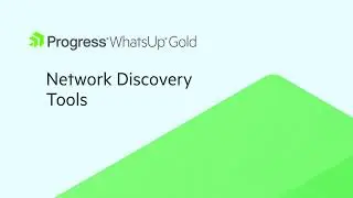 How to use Network Discovery Tools in WhatsUp Gold