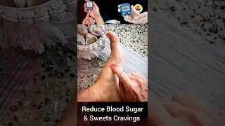 Blood sugar and sweets cravings then do this acupressure massage on leg for 2 to 3 minutes daily