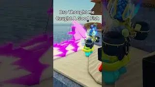 Он думал, что поймал это?!😭 #roblox #robloxfisch #fisch