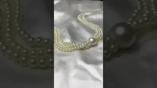 EXQUISITE Pearl Necklace You'll LOVE Wearing! #foryou #diy #trending #handmade #shorts #viral #pearl