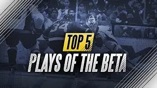 NHL 18 TOP 5 PLAYS OF THE BETA